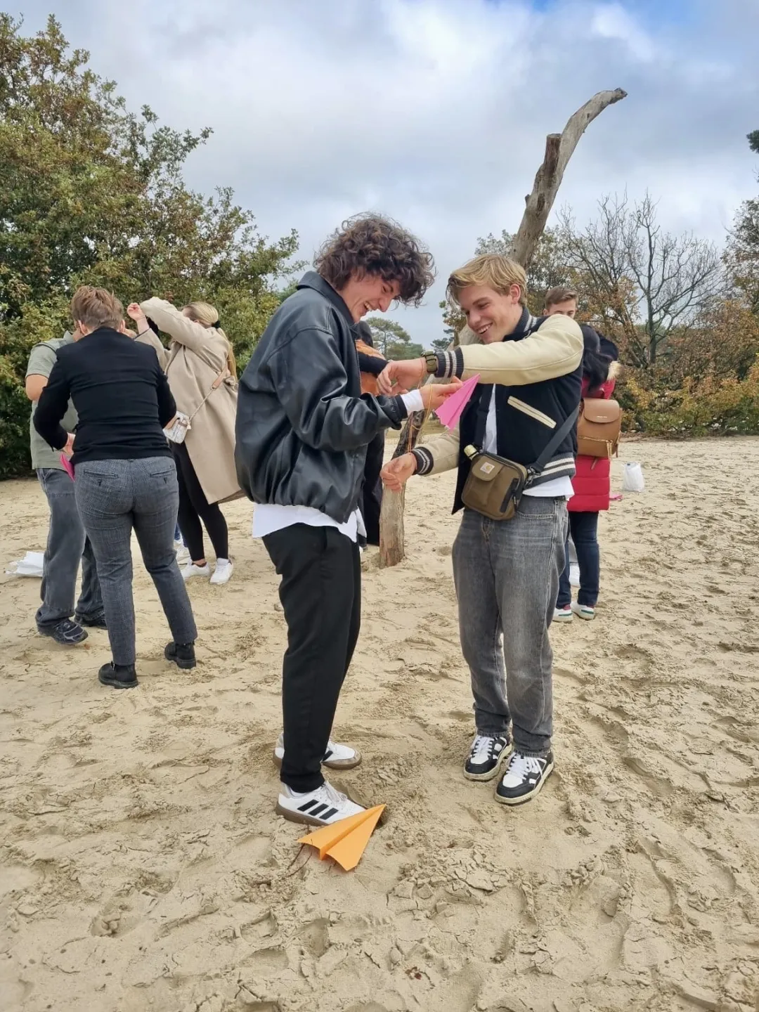 Internationale studenten teambuilding tijdens EfVET Youth Conference