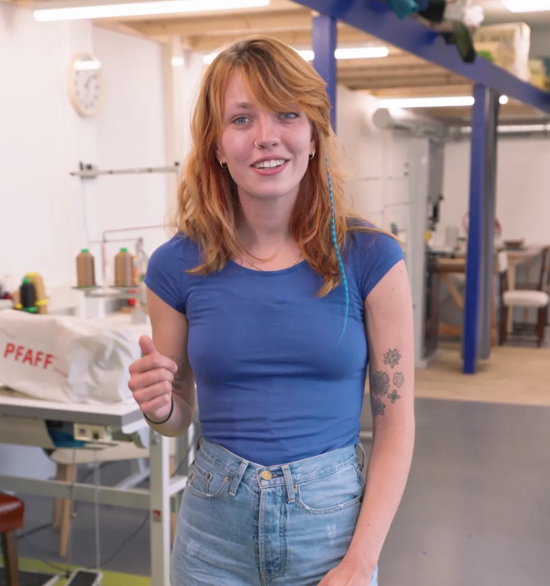 Student Interieur & Meubelmaken in het praktijklokaal