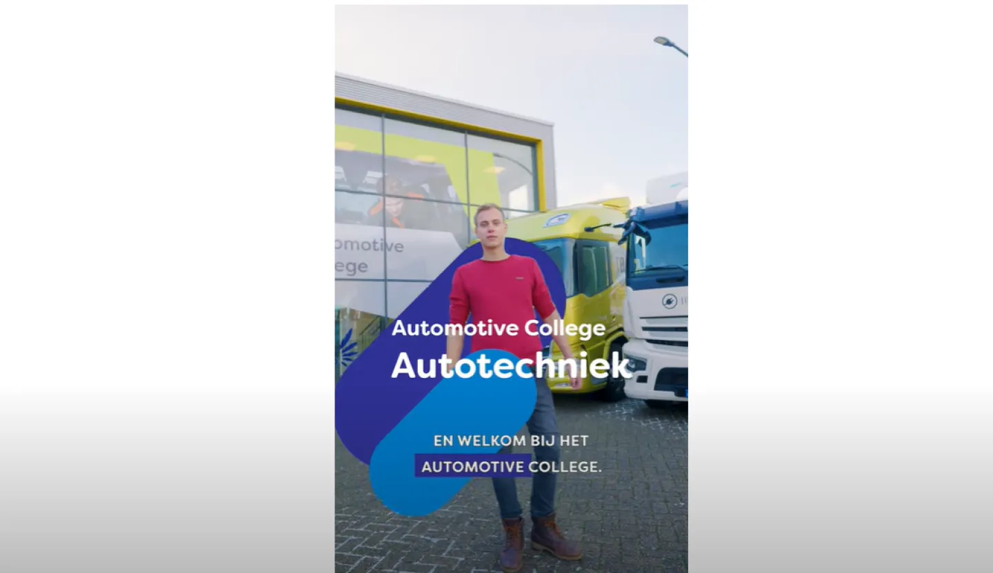 Video richting Autotechniek op het Automotive College