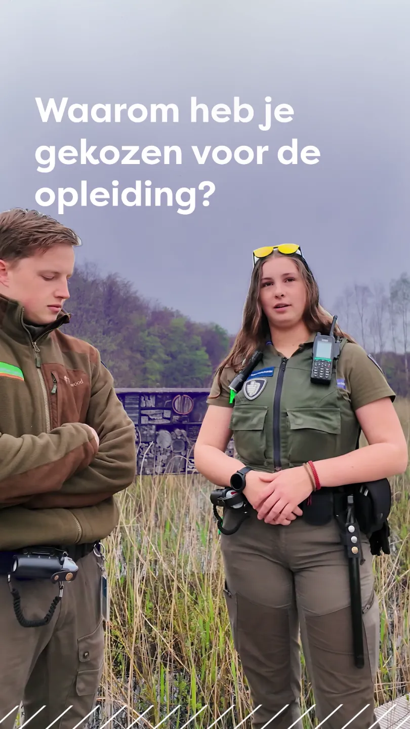 Twee boswachter - opleiding handhaver toezicht en veiligheid