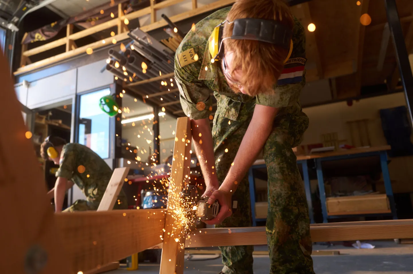 VEVA-student Bouw aan het werk in de praktijk