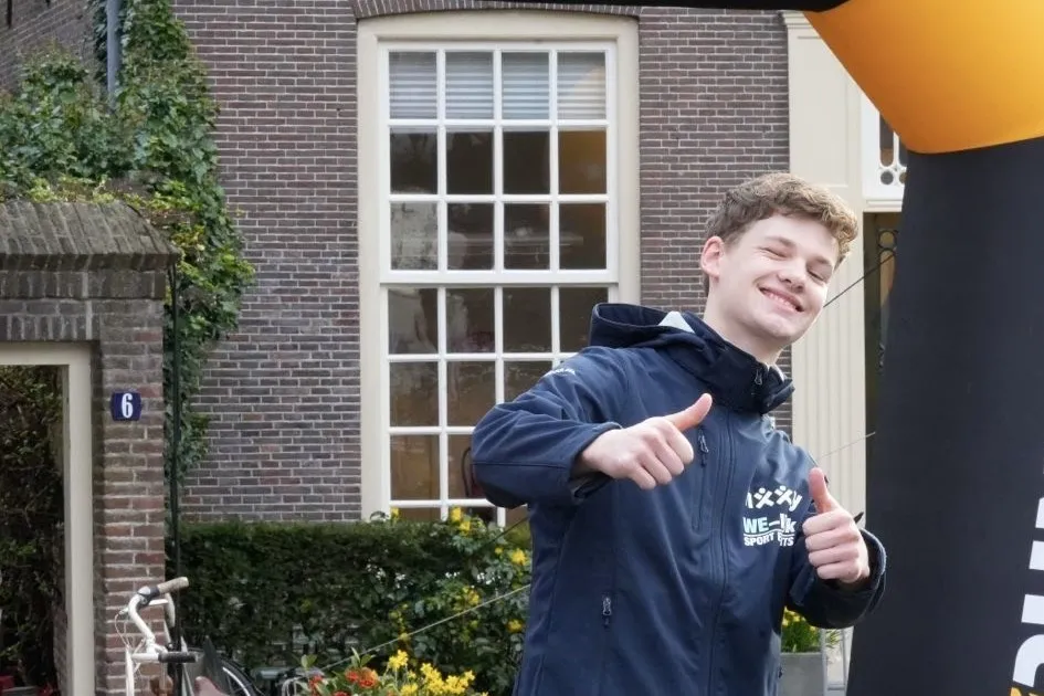 Joran op zijn stage Sportmarketing