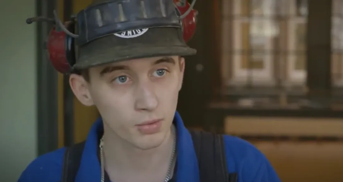 Parketvloer jongen