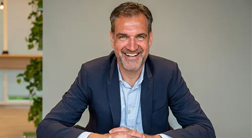 portretfoto van Johan Spronk, voorzitter van college van bestuur
