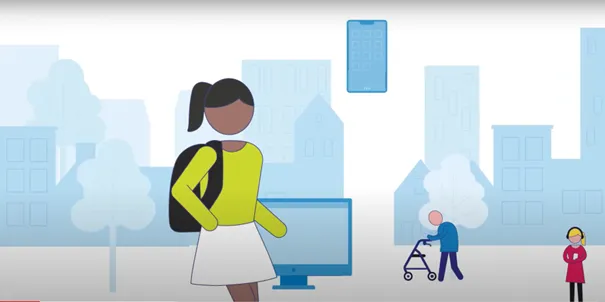 illustratie van een inwoner van Utrecht