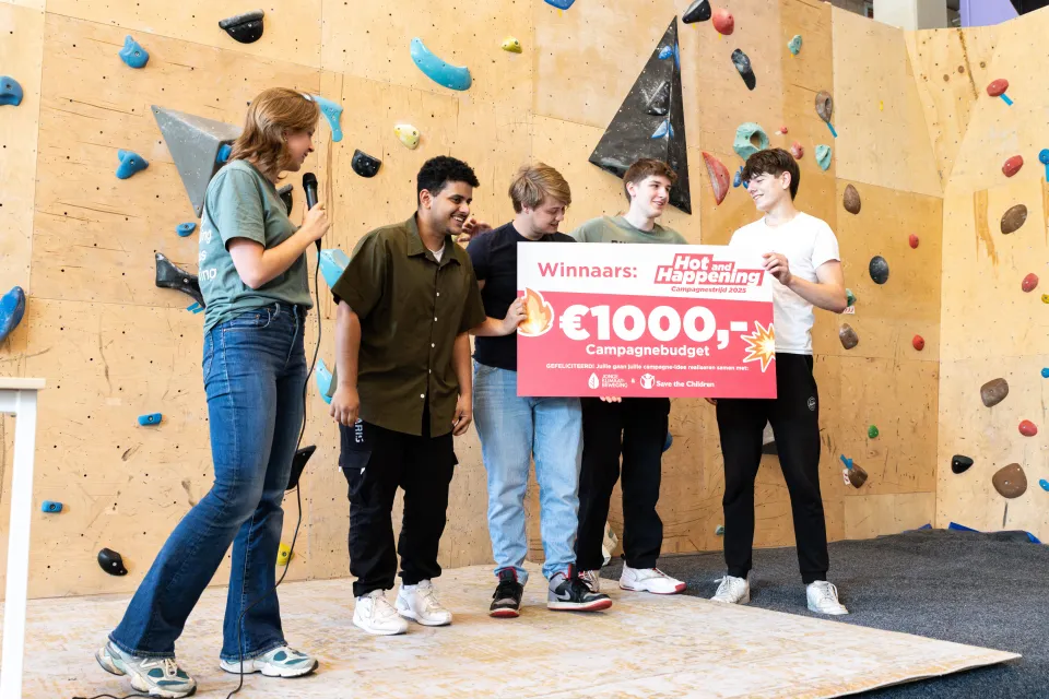ICT College Amersfoort wint geldprijs bij wedstrijd Jonge Klimaatbeweging