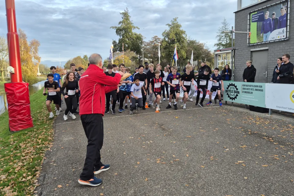 Start Ben Echten Run studenten en leerlingen in Amersfoort