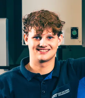 Maarten, student Allround Medewerker Productietechniek Verspanen bij MAKE Center