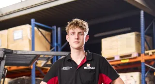Ties, student Logistiek