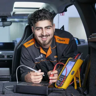 Berdan, student Kopopleiding Technisch Specialist Personenauto's