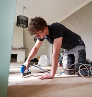 Christan, student Allround Interieurvakman Parketvloeren