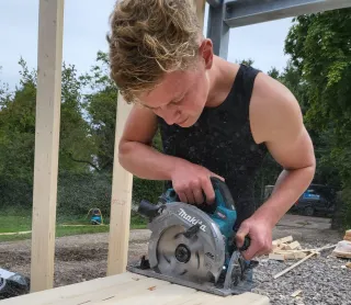 Tijn, student Allround Timmerman