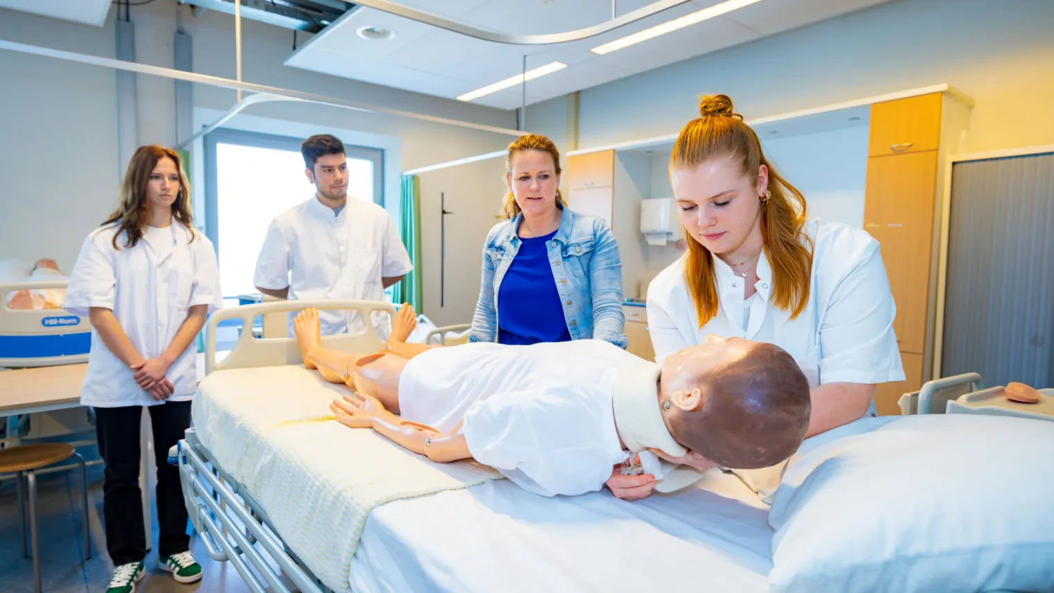 Praktijklokaal van het Gezondheidszorg College